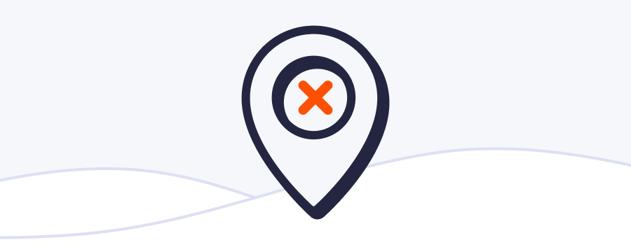 Unavailable country modal image